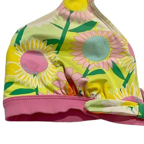 lilly pulitzer swim top size 6 Pink Floral Bikini - Picture 5 of 6
